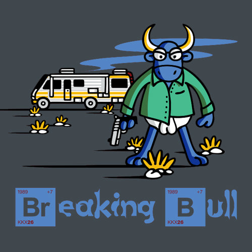 Breaking Bull Mens T-Shirt