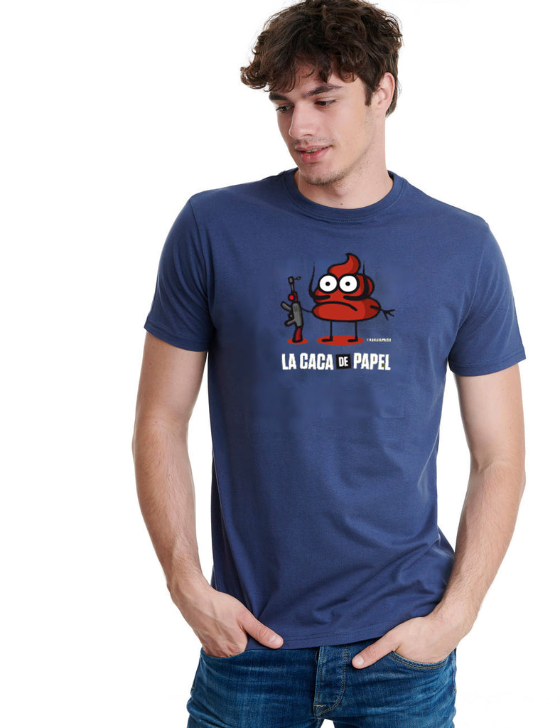 Kukuxumusu Mens T-Shirt La Caca De Papel