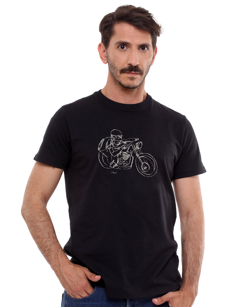 Trazo Moto Mens T-Shirt